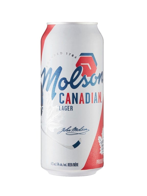 Molson Canadian Tall Can, 473ml Can (5.0% ABV) *