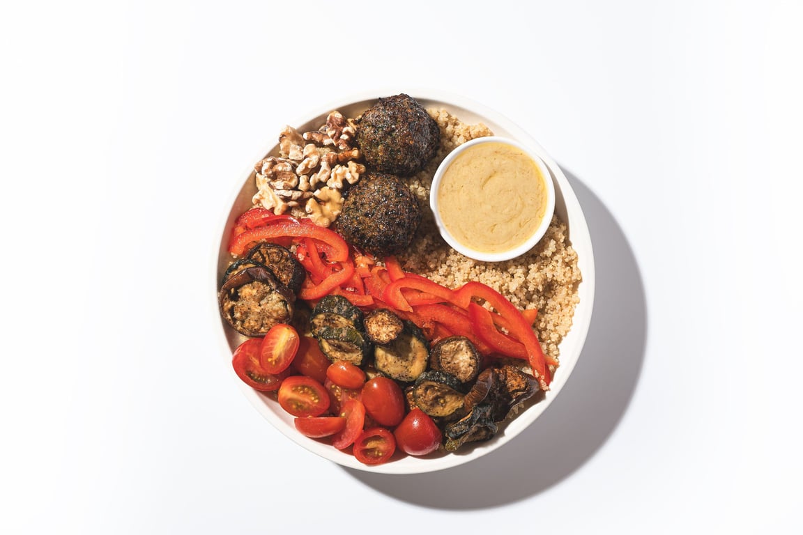 Roasted Vegetable Falafel Bowl