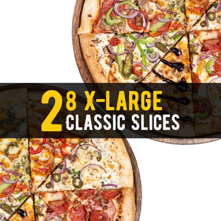 2 x 8 XL Classic Slices