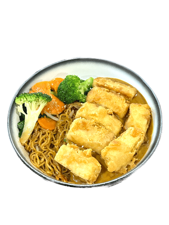 Curry Tofu + Noodles