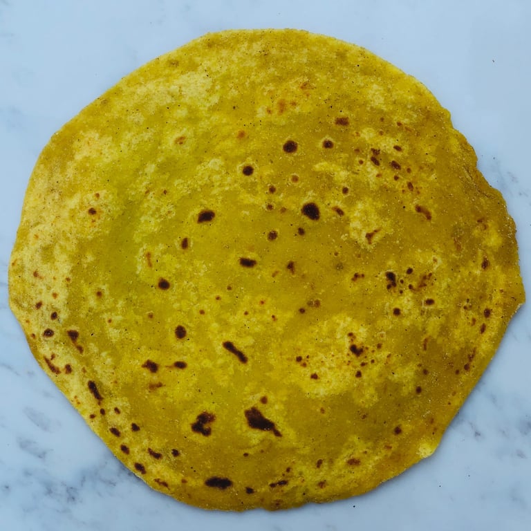 Healthy Gluten Free Chickpea Parathas by Desi Galli