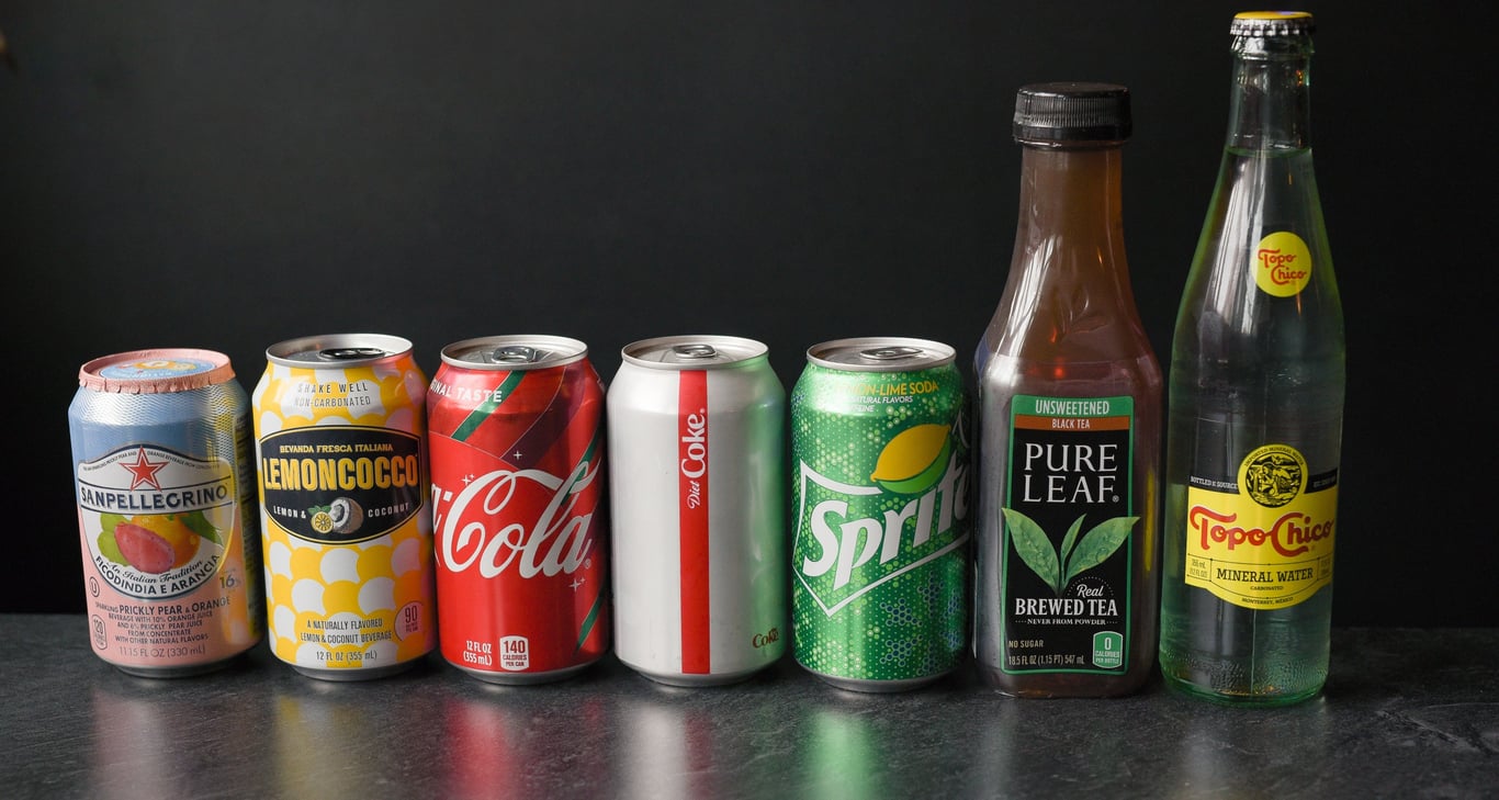 soda cans