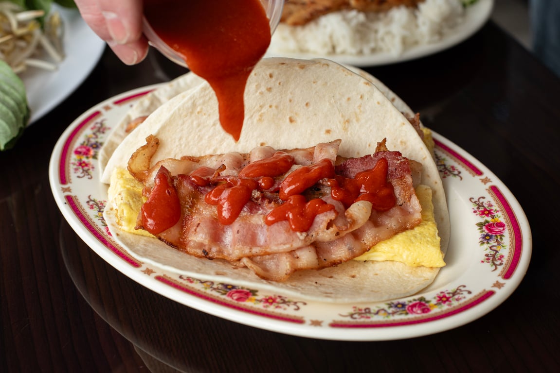 Bacon & Egg Taco