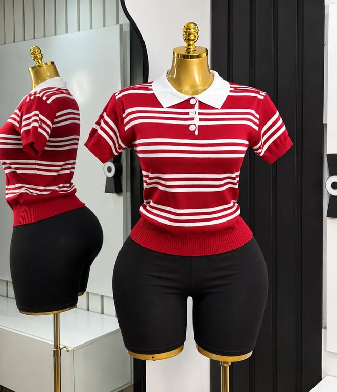 B-stripe top