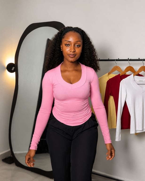 NT V-neck longsleeve