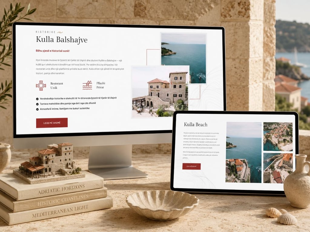 Direct bookings for a historical hotel in Ulcinj's Old Town