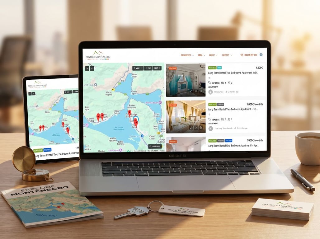A central listing platform for a property company