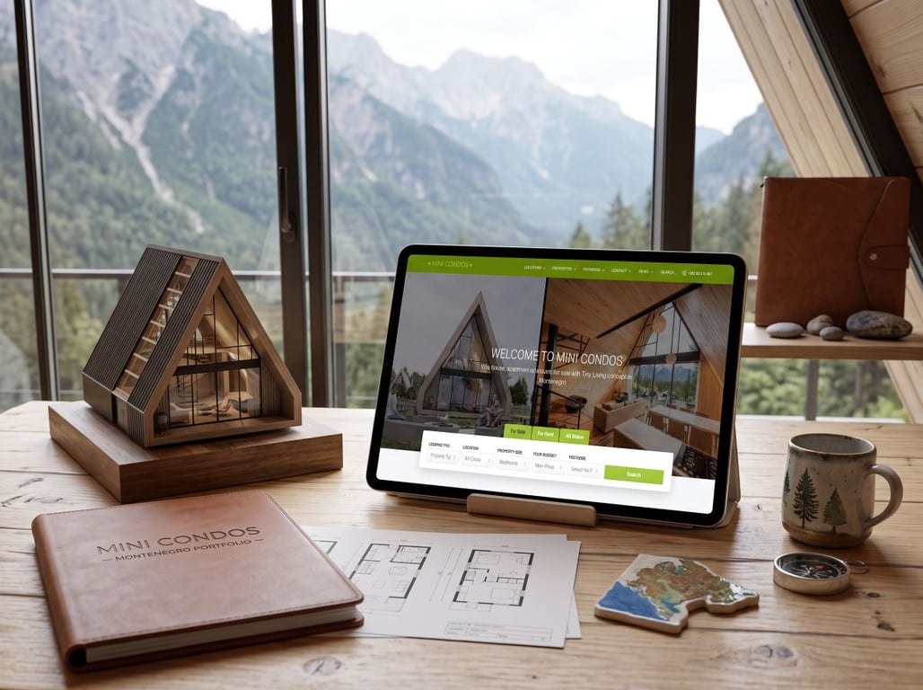 A searchable property showcase for a real estate company