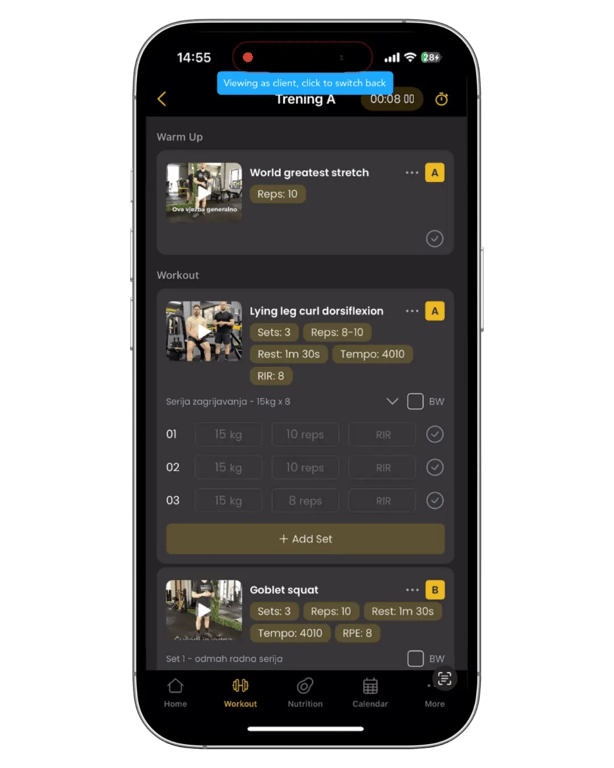 Treninzi sa jasnom strukturom - 1