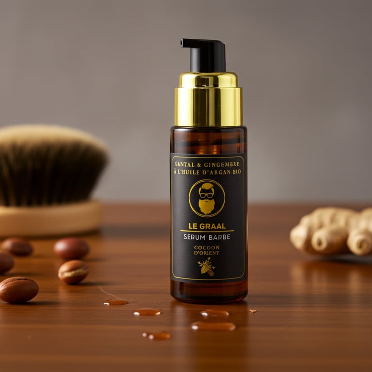 Bois de santal soin naturel peau et barbe Cocoon d'Orient