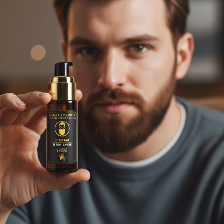 Bois de santal dans un sérum barbe naturel à l’huile d’argan bio Cocoon d’Orient