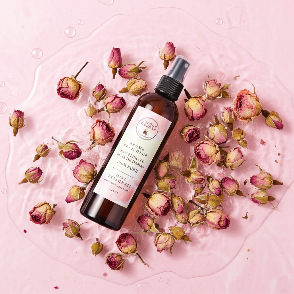Brume Fraîcheur – Eau de Rose de Damas Bio – Cocoon d’Orient