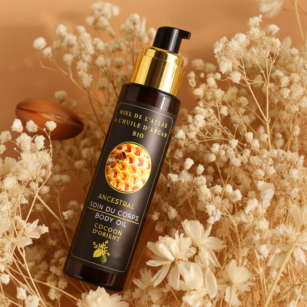 Soin ancestral nourrissant – Miel de l’Atlas & Huile d’Argan bio – Cocoon d’Orient