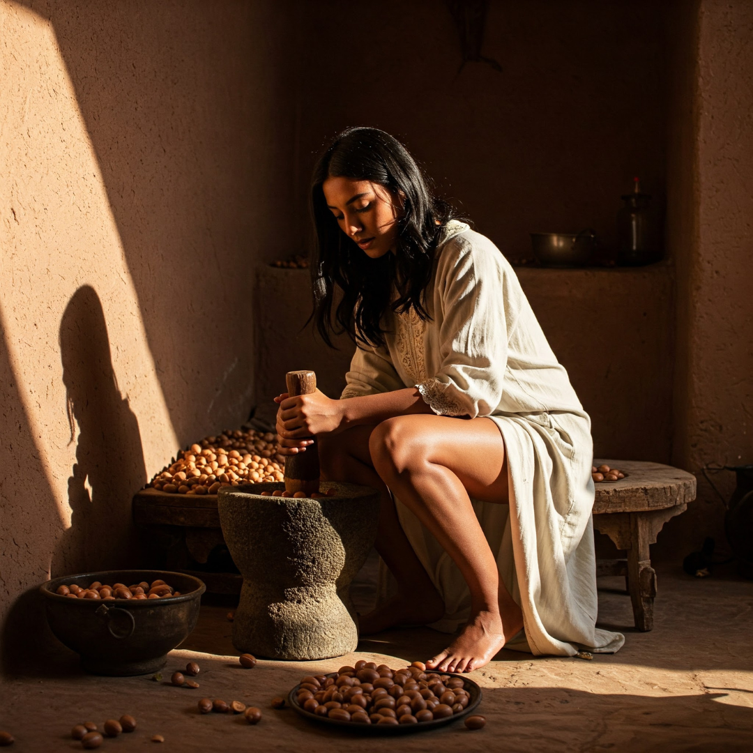 Huile d’argan pure du Maroc – bienfaits naturels pour la peau, éclat et anti-âge – Cocoon d’Orient
