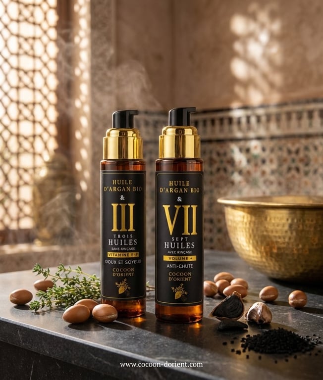 Soins cheveux fortifiants naturels anti-chute Cocoon d'Orient