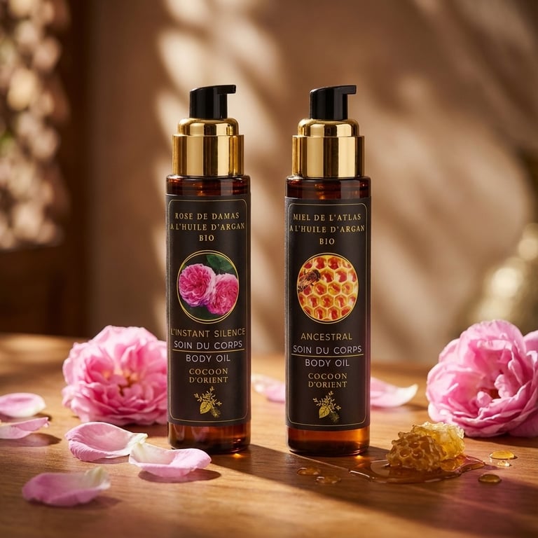 Soins corps hydratants naturels à l'huile d'argan Cocoon d'Orient