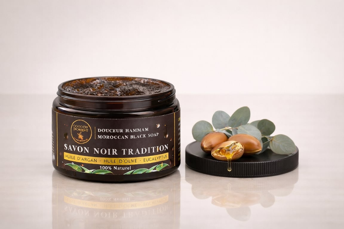 Exfoliants naturels rituel hammam marocain Cocoon d'Orient