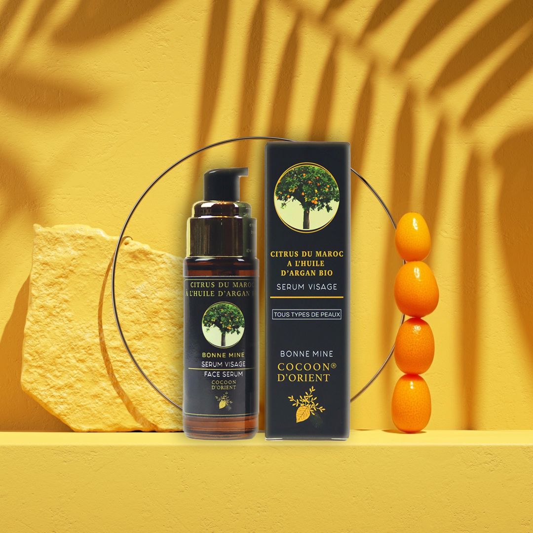 S&eacute;rum Bonne Mine citrus argan &eacute;clat Cocoon d'Orient