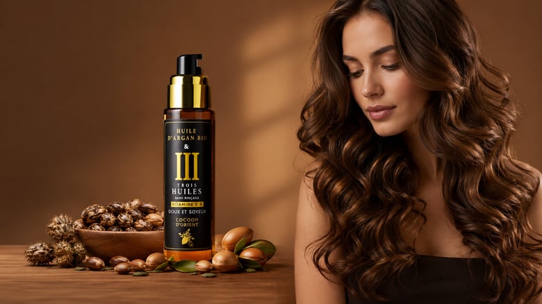 Sérum cheveux Doux et Soyeux à l'huile de ricin et d'argan — Cocoon d'Orient