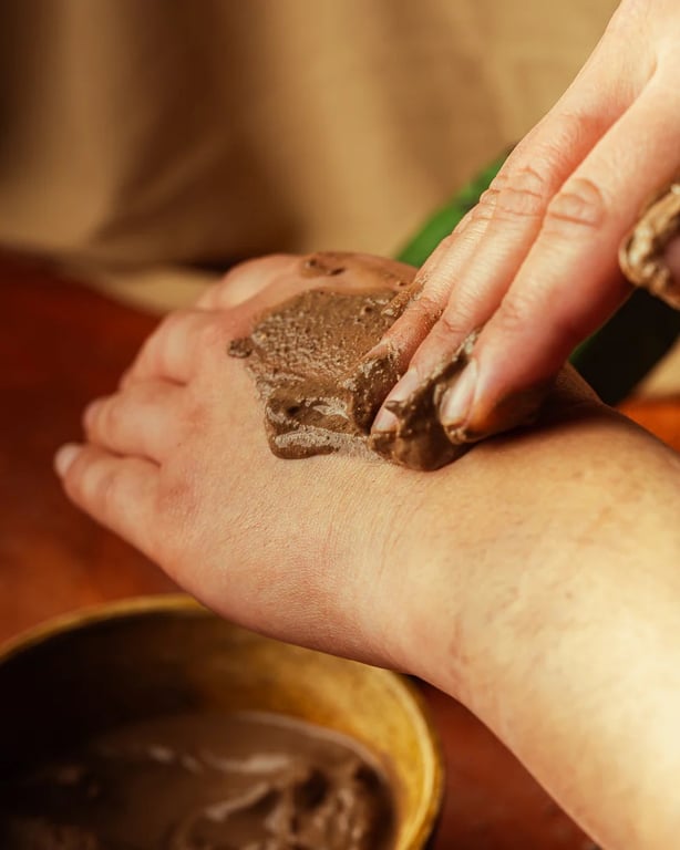 Rhassoul bienfaits peau hammam Cocoon d'Orient