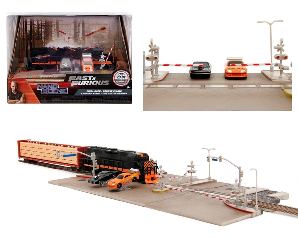 Jada Toys Fast & Furious Nano Scene Final Race