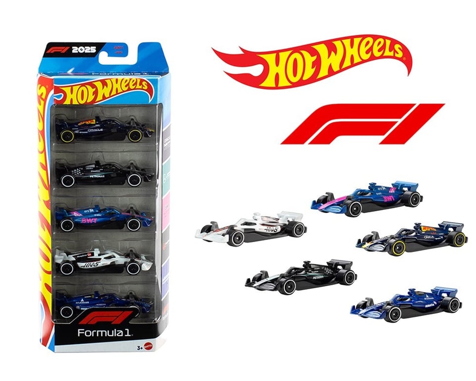 Hot Wheels Formula 1 2025 5-Pack