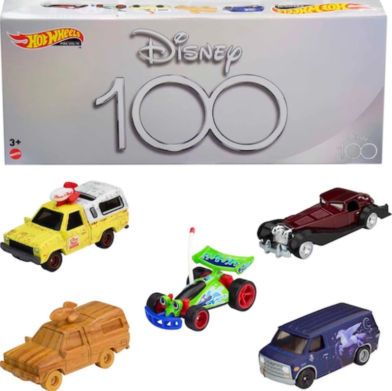Hot Wheels Premium Disney 100 Pixar 5-Pack