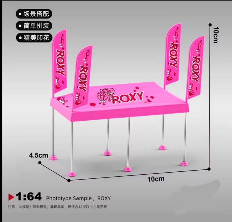 ROXY Diorama Tent Display 1:64