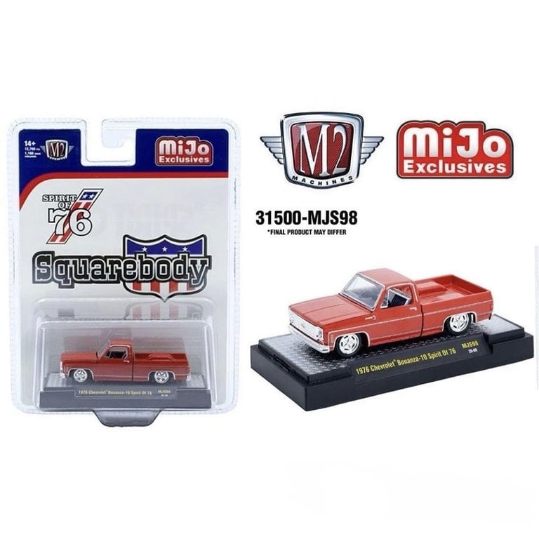M2 Machines 1976 Chevrolet Bonanza-10 Spirit of 76 Squarebody