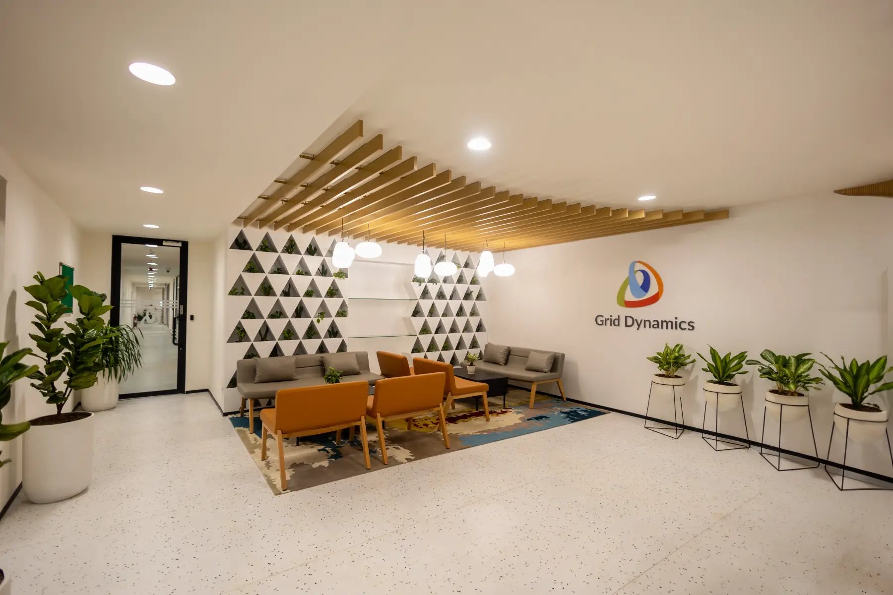 Grid Dynamics Bangalore Bespoke Office Furniture | Dot workplace ...