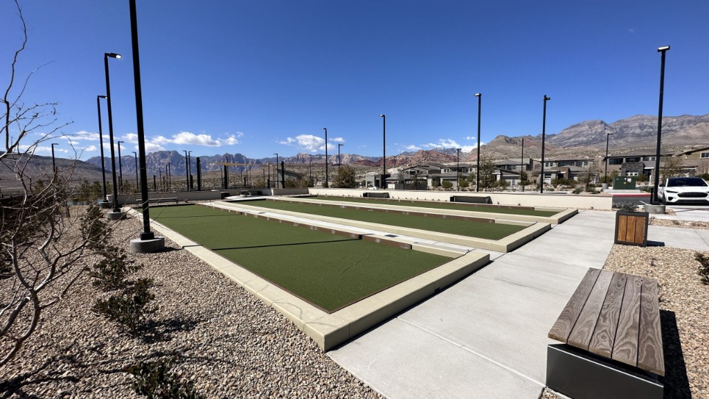 Bocce court at Heritage at Stonebridge