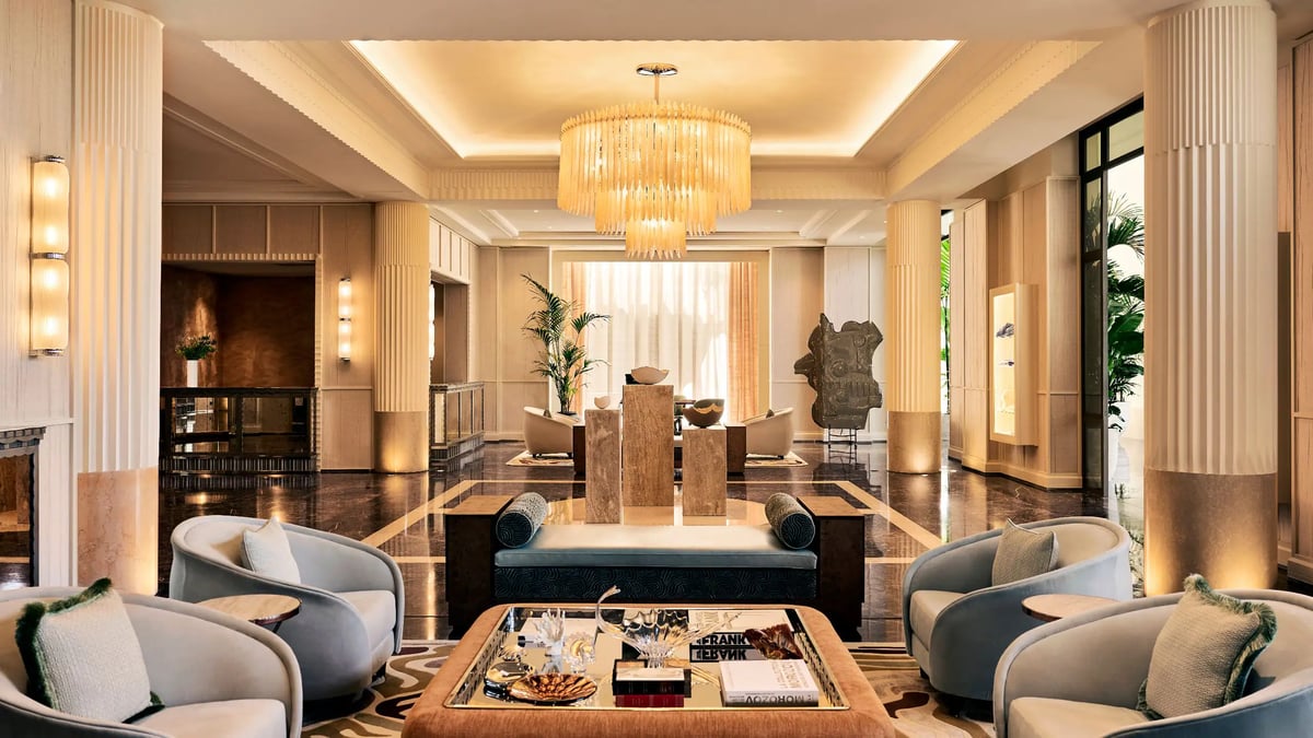 Renovated interior of Hôtel Palais de la Méditerranée