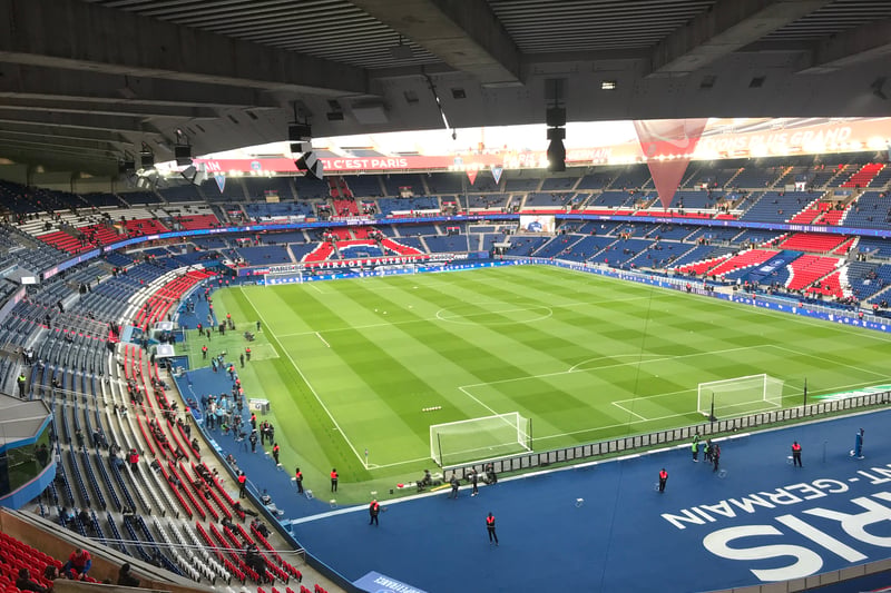 Vue intérieure du Parc des Princes, stade du Paris Saint-Germain