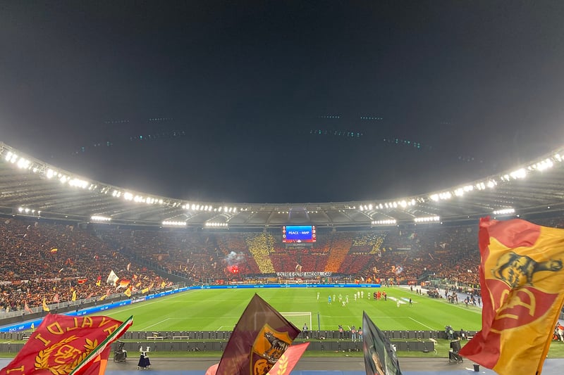 Vue intérieure du Stadio Olimpico, stade de l’AS Roma