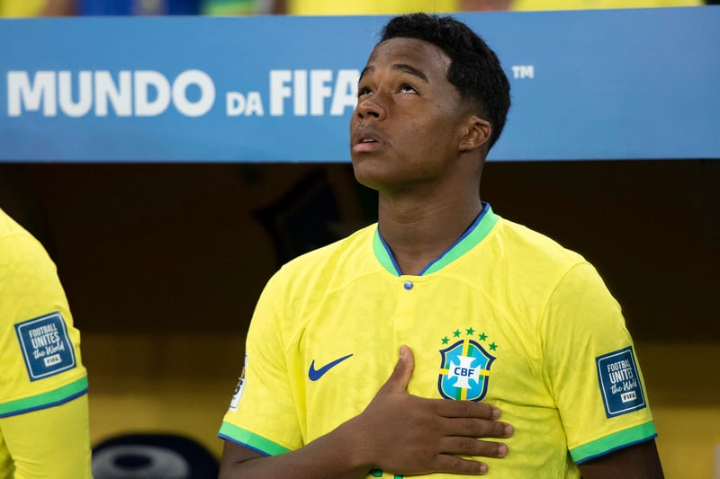 Endrick avec le maillot du Brésil