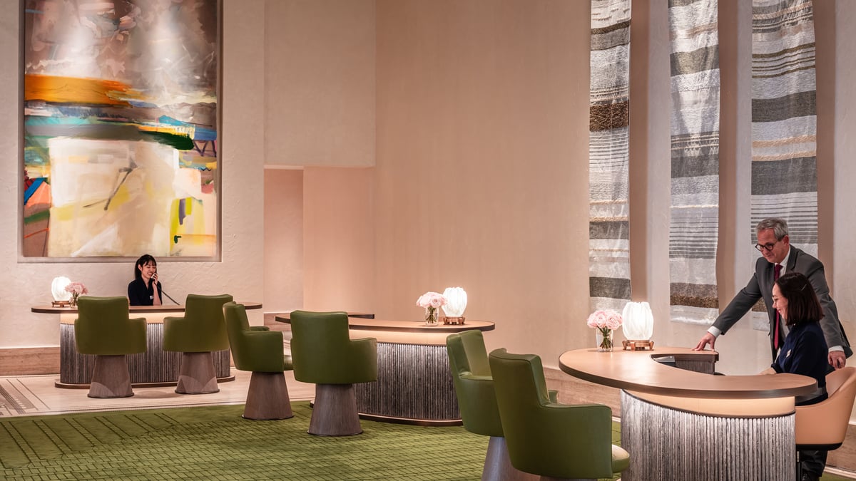 Contemporary interior at Anantara Plaza Nice