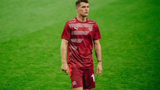 Lviv, Ukraine - 03 septembre 2020 : Granit Xhaka lors du match de football de l'UEFA League Nations Ukraine vs Suisse