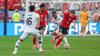 Elliot Anderson avec le maillot de l'Angleterre lors du match contre le Panama en coupe du monde 2026