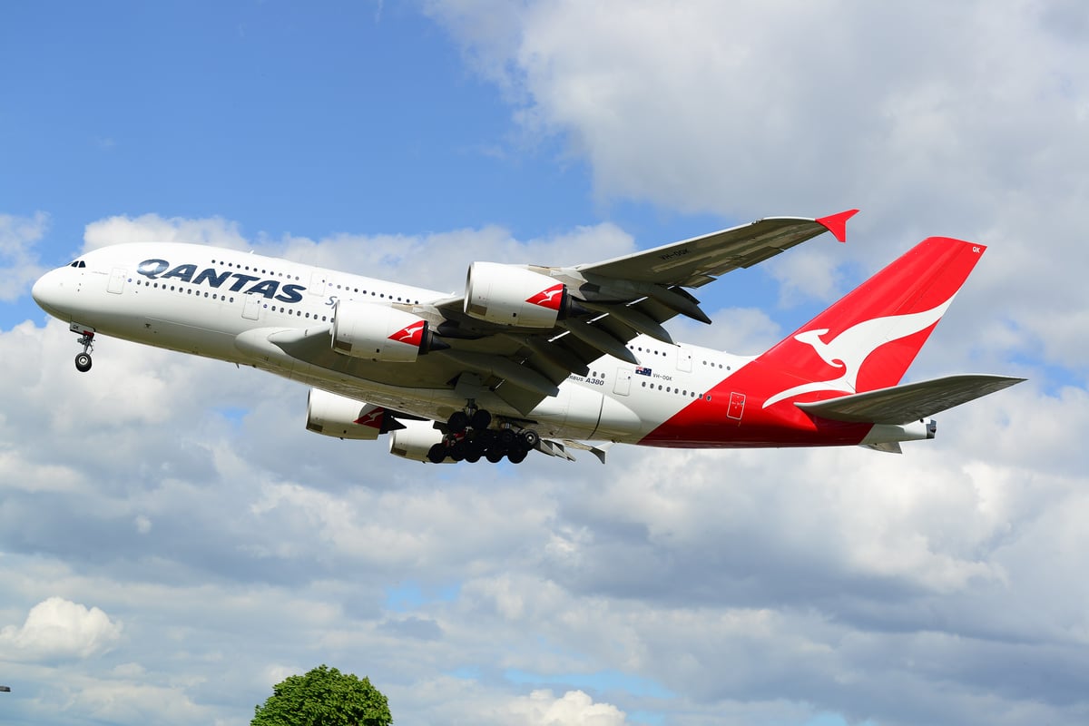 Airbus a380 de qantas