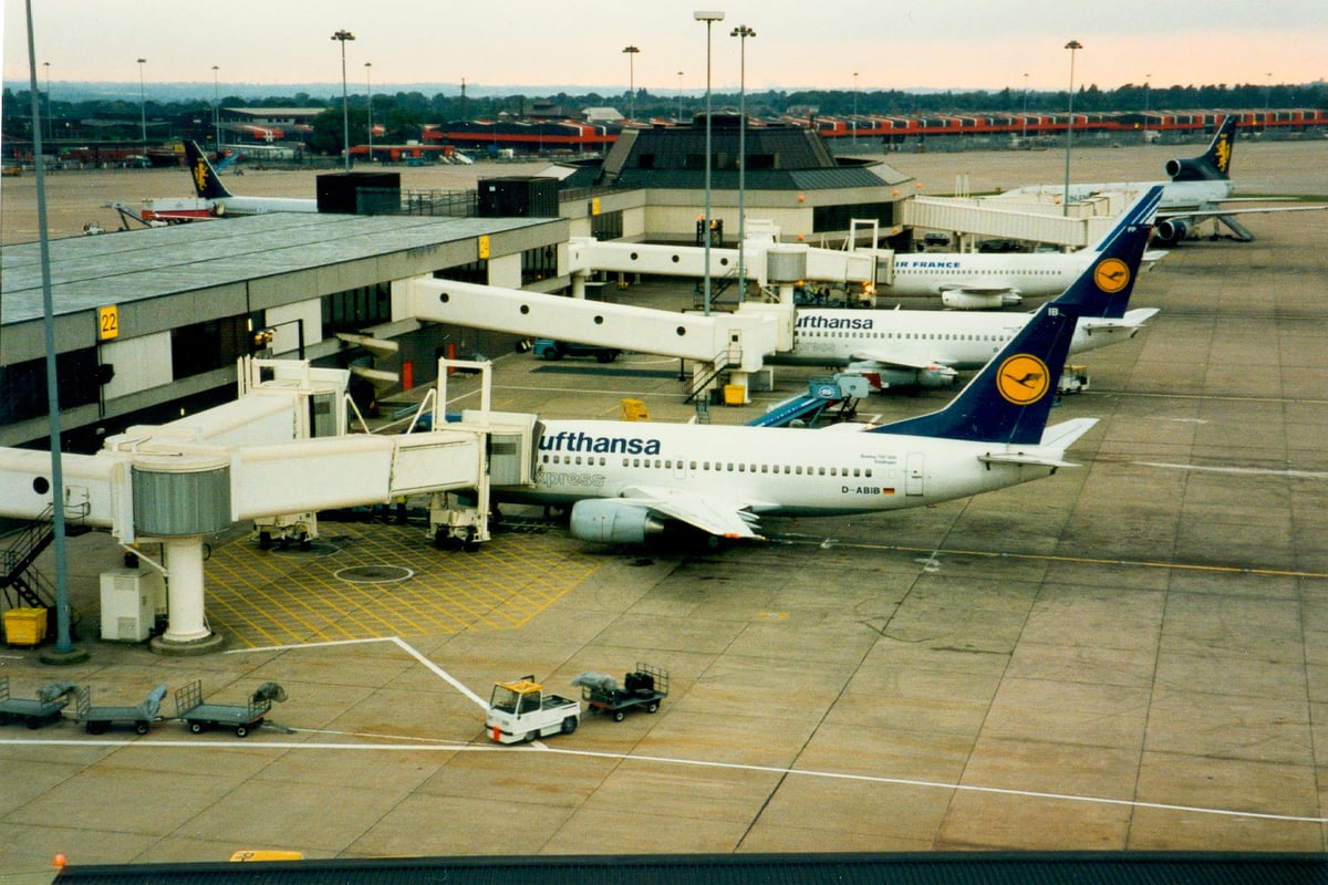 Avion de Lufthansa