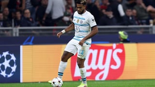 Reece James durant un match officiel avec le maillot de Chelsea