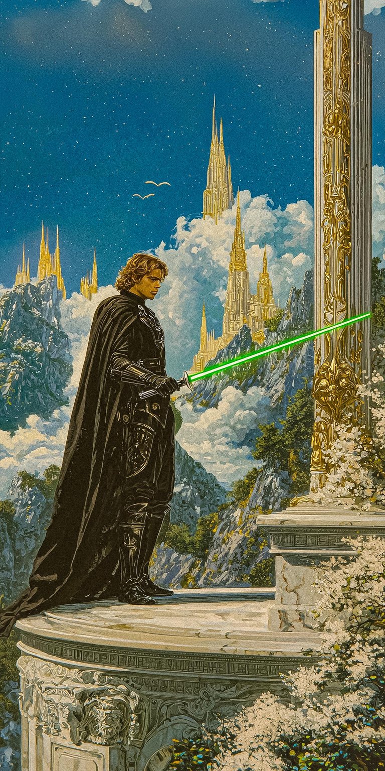 Star Wars Anakin Skywalker art iPhone wallpaper 4K