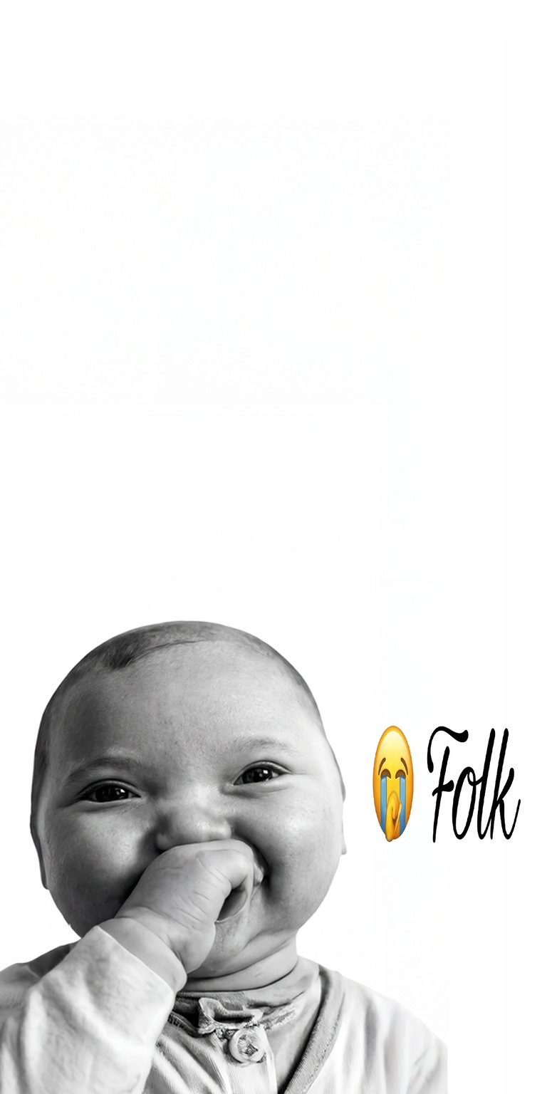 Download this cute Baby Folk wallpaper in 4K for your iPhone! This wallpaper features a cute baby holding its fist to its mouth with a button up shirt.