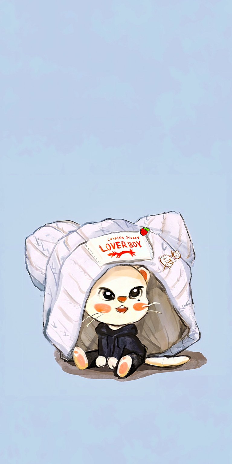 Kpop stray cat chibi wallpaper iPhone 4K