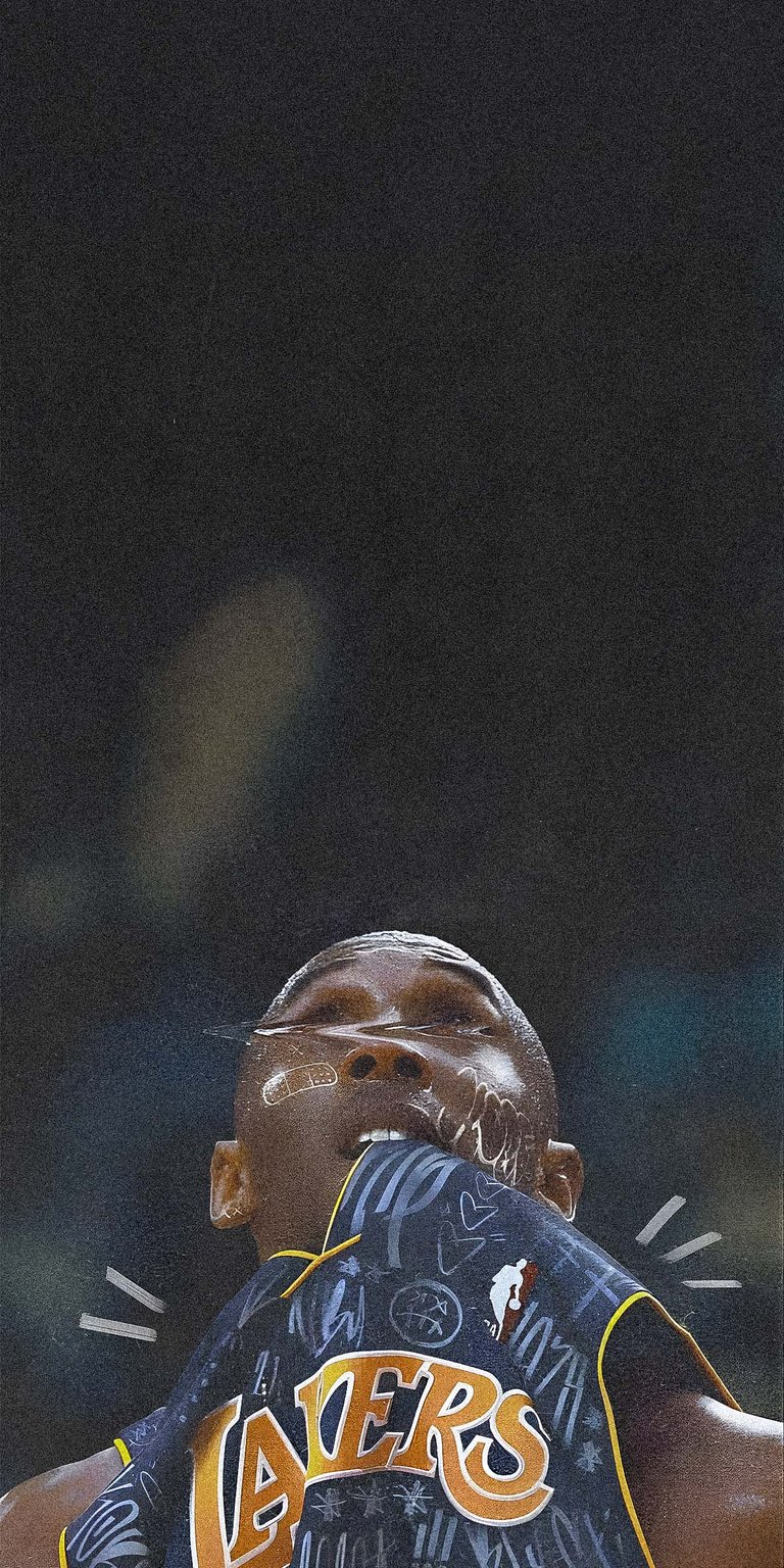 Kobe Bryant portrait 4k wallpaper iPhone