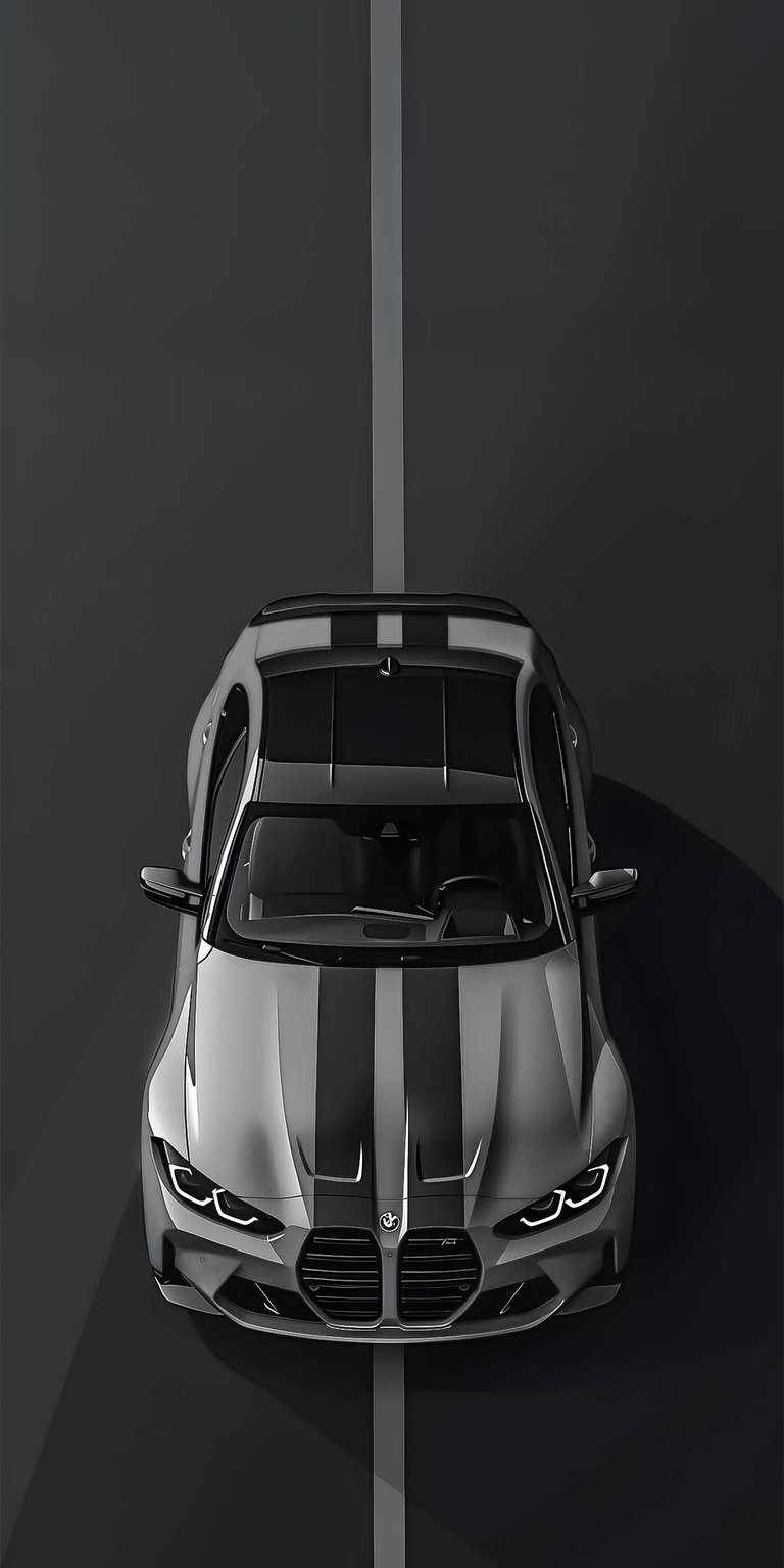 BMW M3 grey iPhone wallpaper 4K