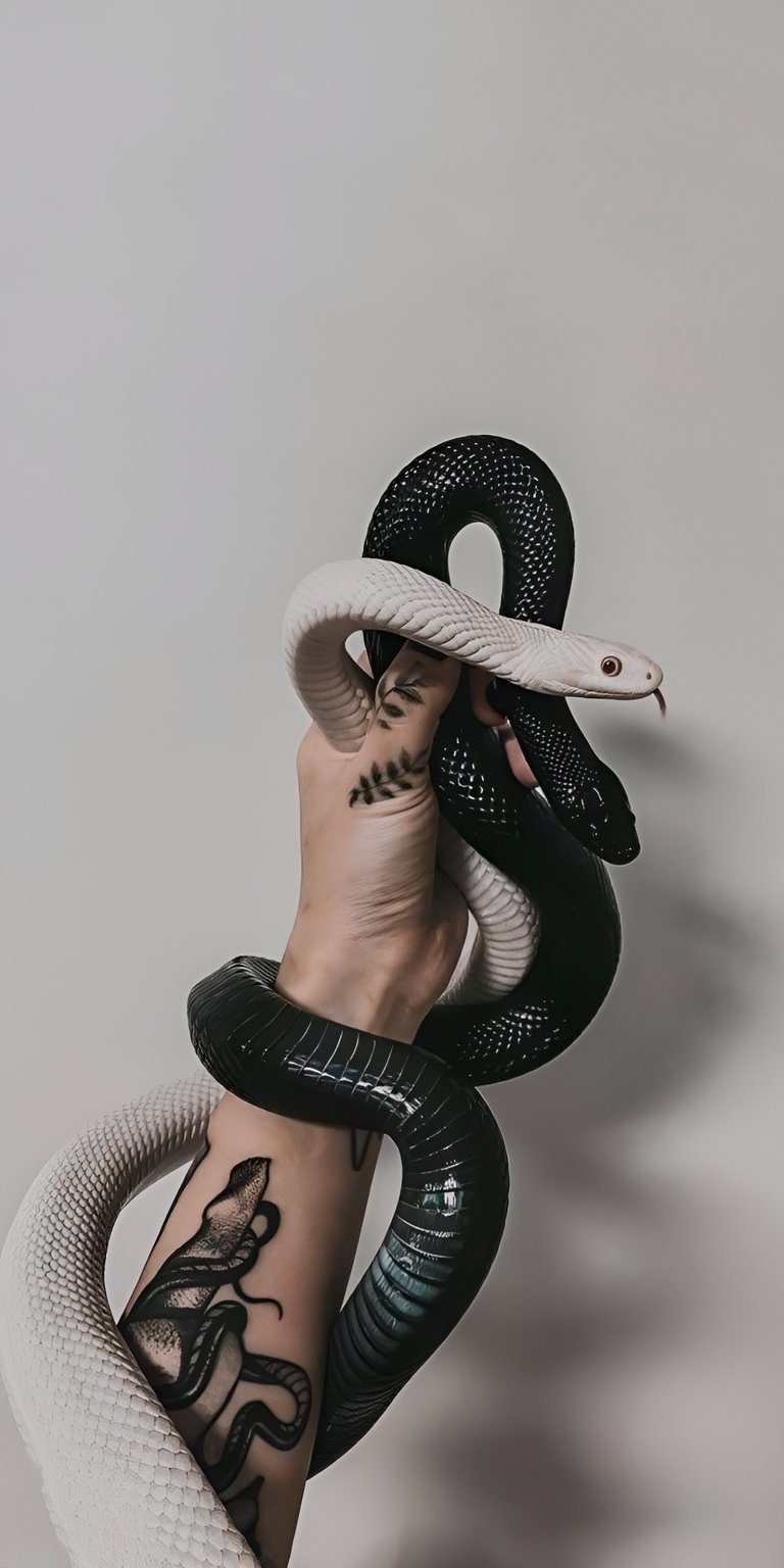 Tattooed hand with snakes mobile wallpapers