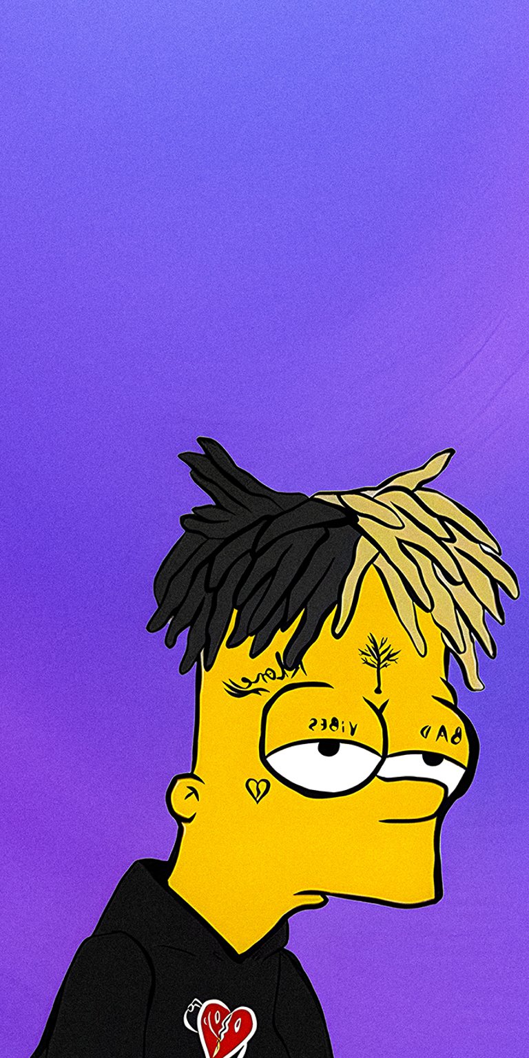 XXXTentacion sad aesthetic 4K wallpaper for iPhone