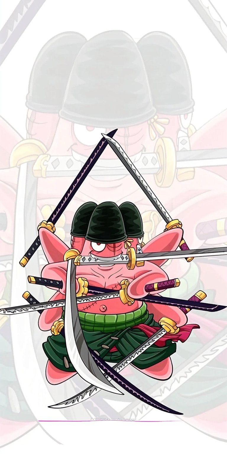 Patrick costume one piece iPhone wallpaper 4K