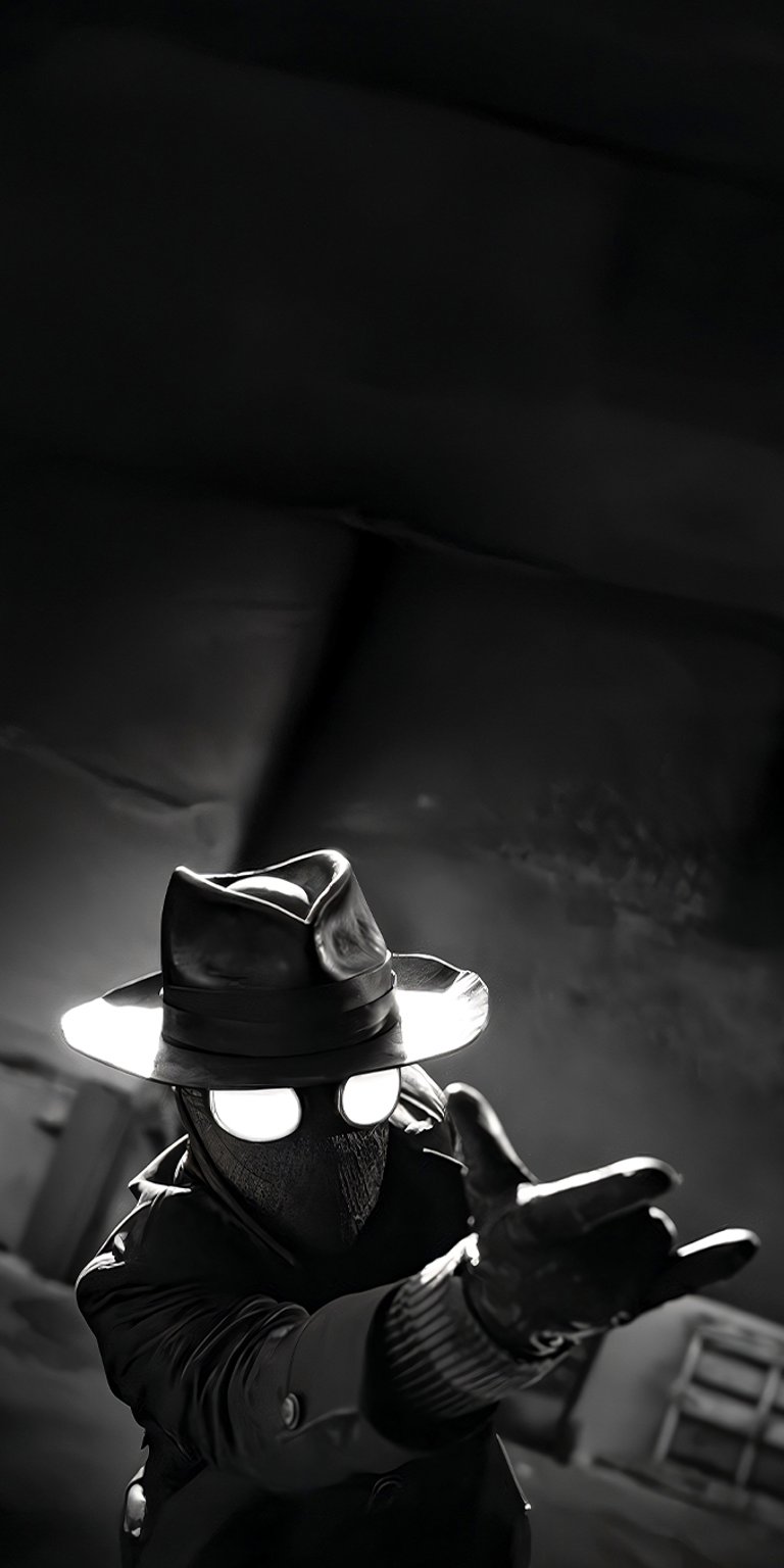 Spider-Man Noir wallpaper iPhone 4K